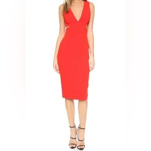 Alice + Olivia Riki sheath midi dress size 4
